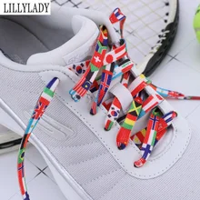 Модные шнурки с национальным флагом, кроссовки цвета радуги, спортивная обувь, шнурки, повседневная спортивная обувь для мужчин и женщин, шнурки для обуви