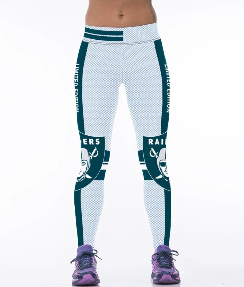 Women's Sports Yoga Pants Compression Running Tights Leggings Gym Athletic Skinny Fitness Sportswear American football Trousers (3)