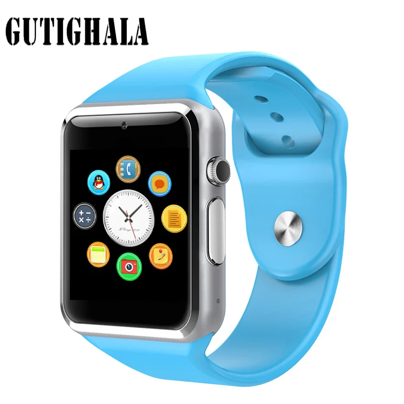A1 наручные часы Bluetooth Смарт Спорт шагомер с SIM Камера Smartwatch для Android Смартфон
