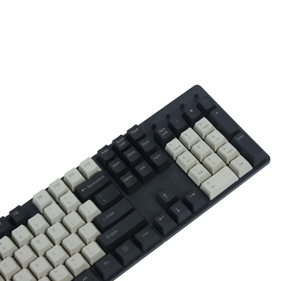 YMDK 104 87 61 черный светильник серый PBT OEM профиль Keycap для 104 TKL 60% MX переключатели Механическая игровая клавиатура