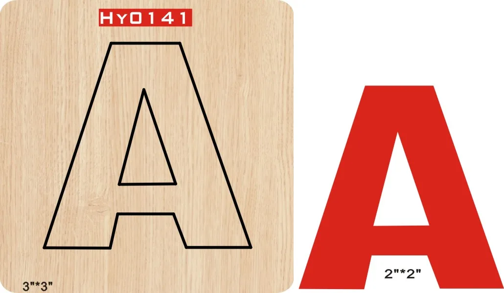 

Letter wooden die Cutting Die Suitable for common die-cutting machines in the market