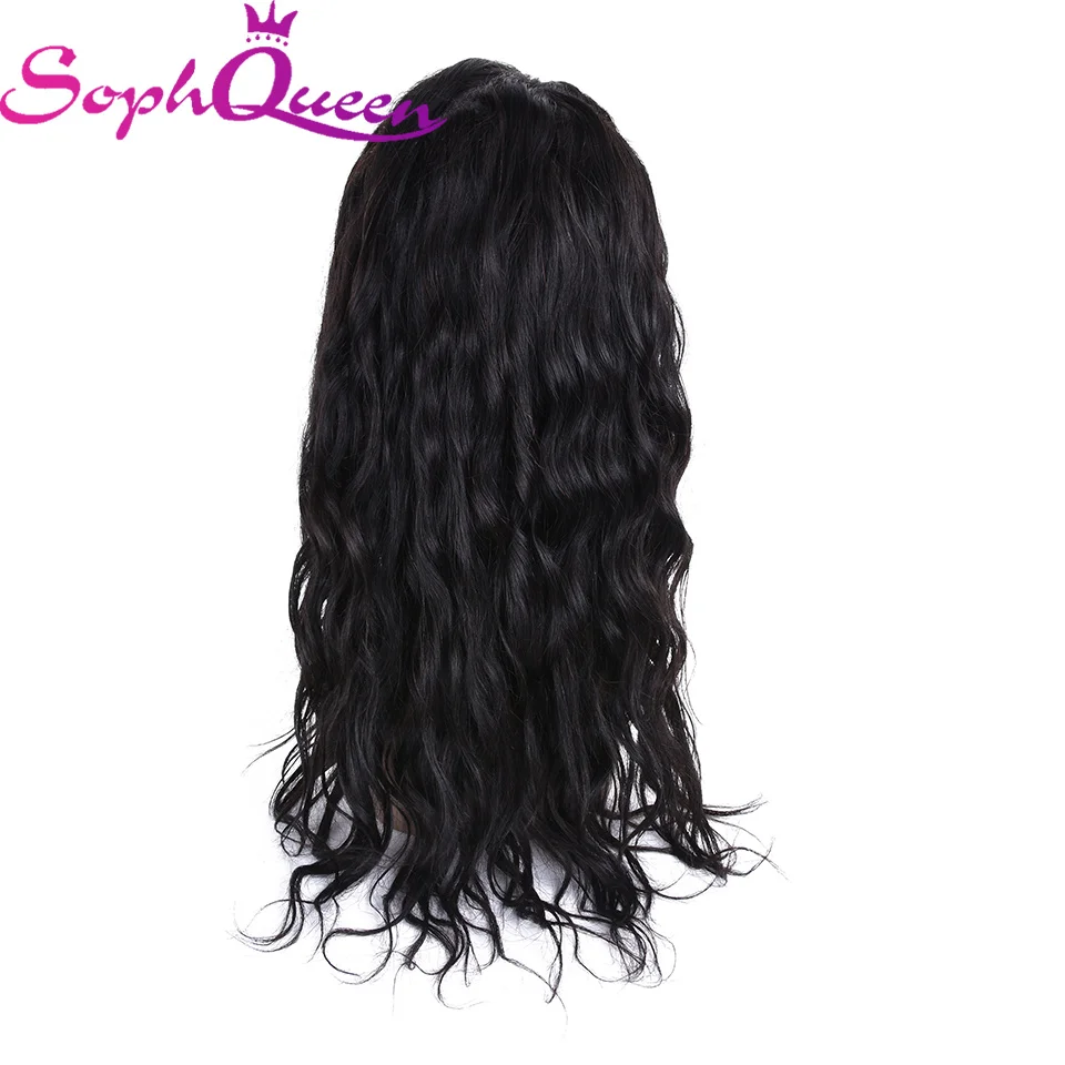 Соф queen hair Синтетические волосы на кружеве человеческих волос парики с ребенком волосы бразильский Реми парики с волнистыми волосами для