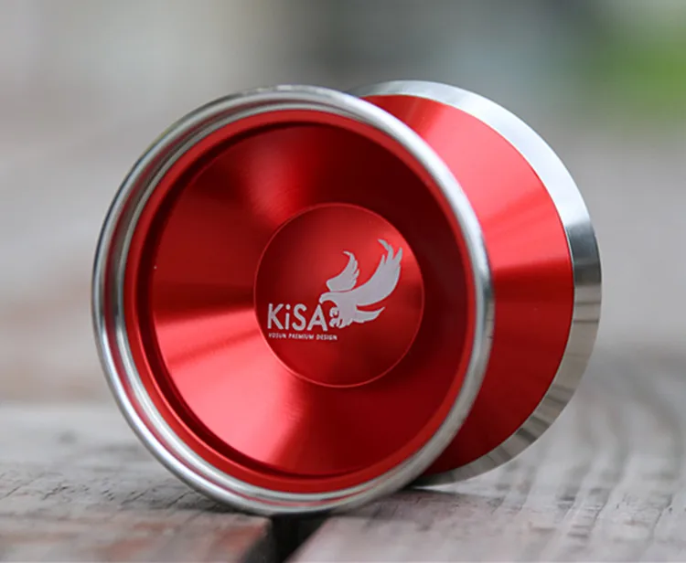 VOSUN U4-KiSA yoyo новые цвета скорость тип yo-yo Ограниченная серия 1A кольцо с кристаллами Профессиональный Йо-Йо - Цвет: Bright red