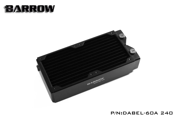 Barrow Dabel 60a 240 мм высота 2x12 см 60 медный радиатор водяного охлаждения|copper radiator water