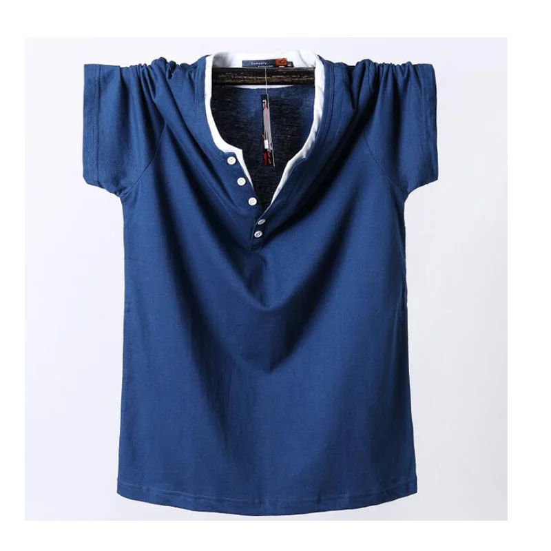 

2019 New Plus Size 5XL 6XL 7XL 8XL Men Big Tall T-shirt Short Sleeves Oversized T Shirt Cotton Male Large Tee Summer Fit T shirt