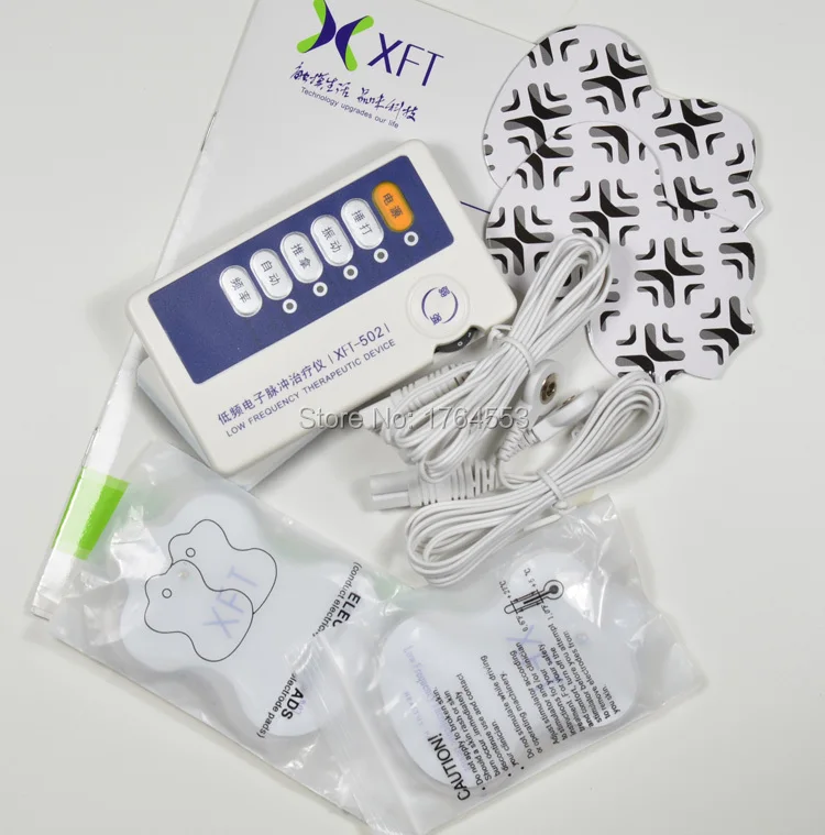 Dual Tens Machine Digital Massage XFT-320A +4 Pads+ Accupuncture Pen Low Frequency Therapeutic Stimulator Body Slimming Massager-9