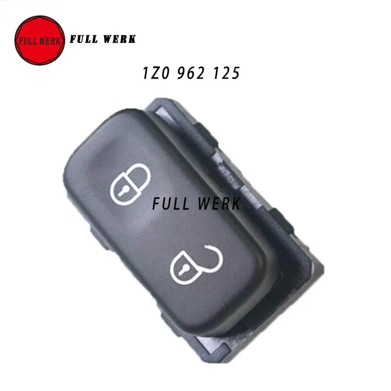 

1Z0 962 125 Car Central Door Lock Switch Unlock Switch Button for Skoda Octavia Yeti Interior Accessories