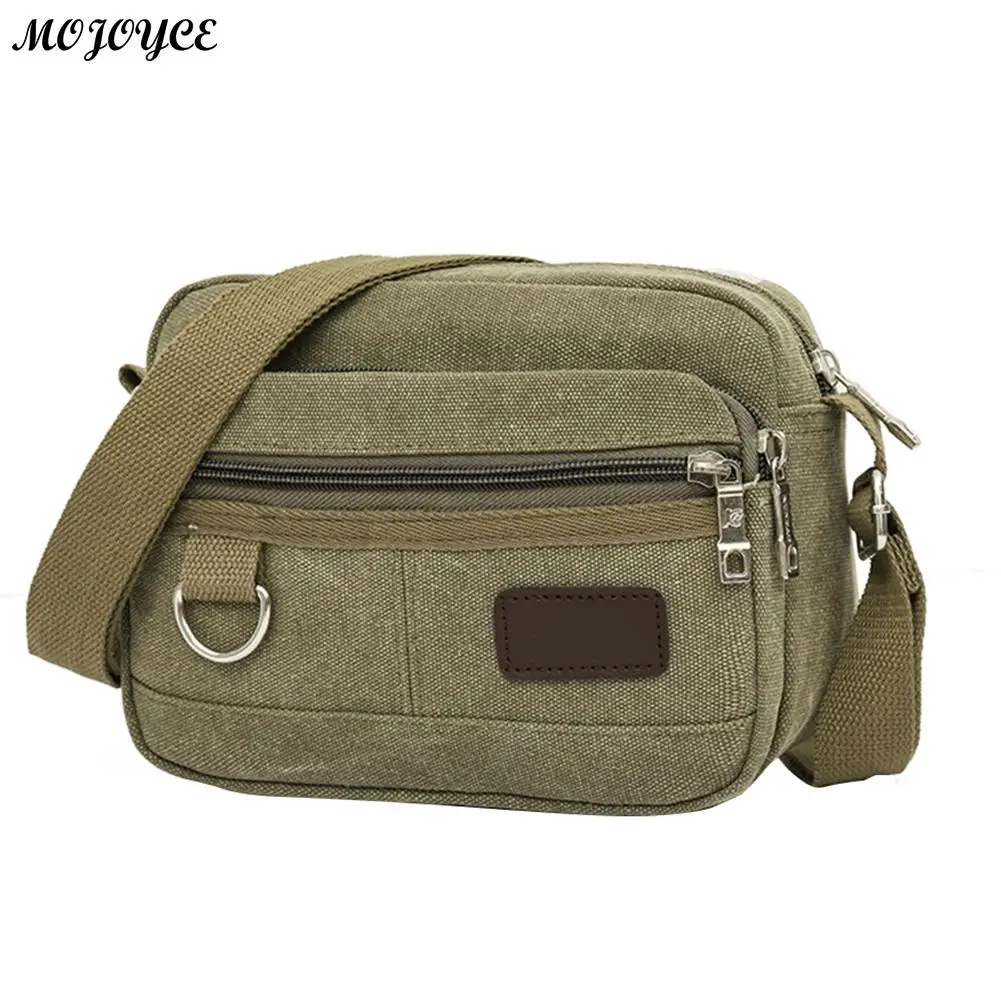 Canvas mini messenger bag Clearance
