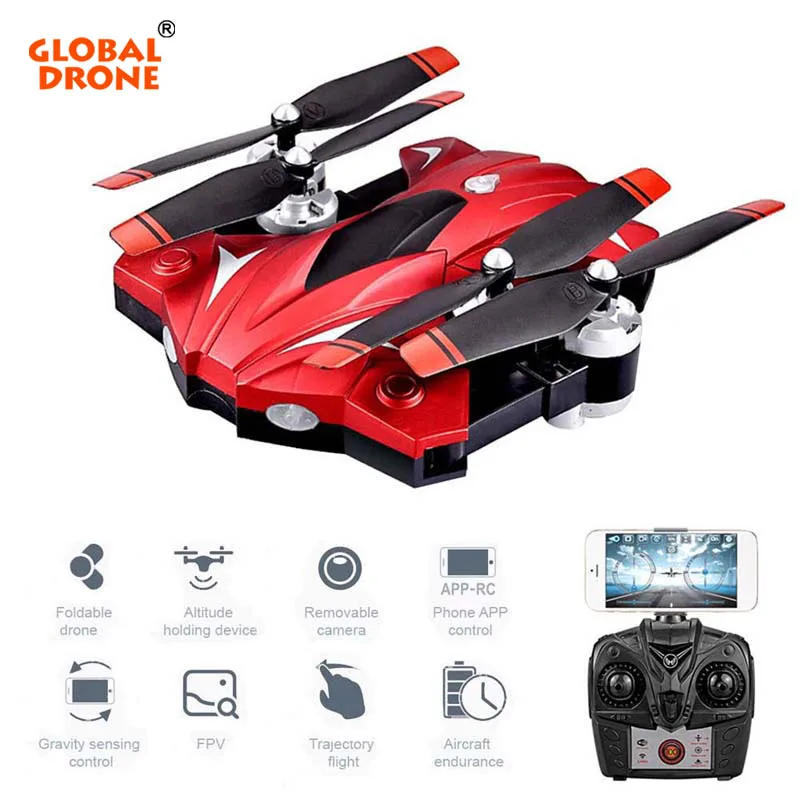 

Global Drone RC Dron Quadcopter Helicopter Long Time Flying Foldable Drone With Camera HD VS H31