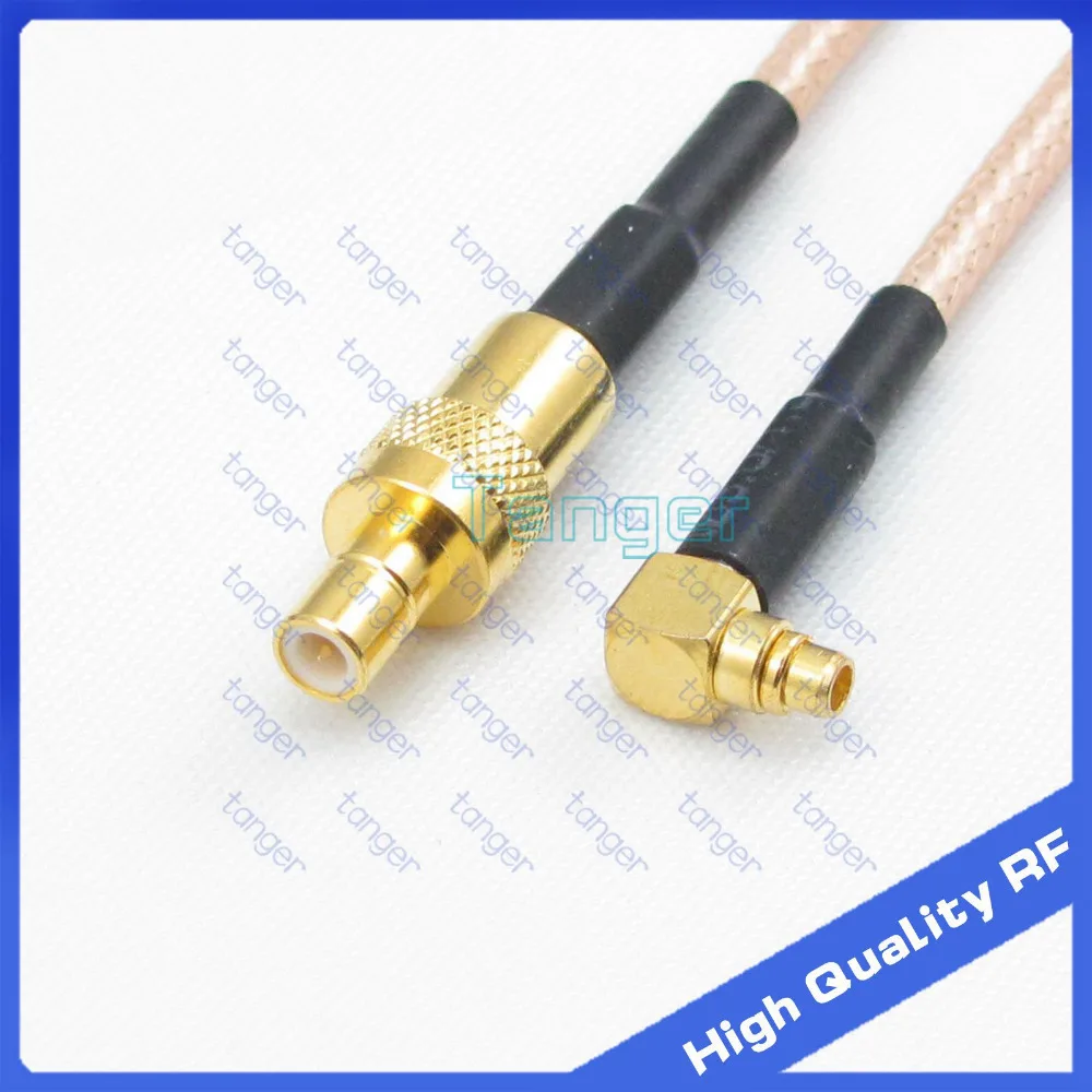 

HOT Selling SMB male plug to MMCX male plug right angle with 20cm 8inch RF RG316 RF Coaxial Pigtail Low Loss cable High Quality