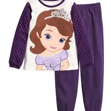 Модный спортивный костюм для маленьких мальчиков с героями мультфильмов; комплект одежды; Пижама для детей; пижама ночная рубашка; Костюм Пижама принцессы с длинными рукавами; Пижама