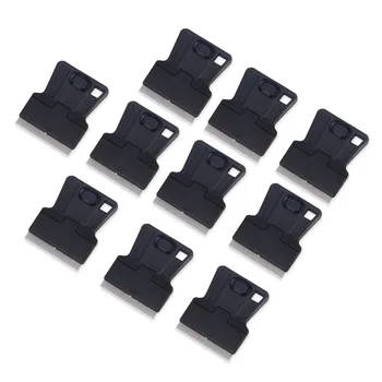 

EHDIS 10pcs Razor Scraper with 1.5" Razor Metal Blade Vinyl Squeegee Old Stickers Decals Glue Remover Car Clean Window Tint Tool