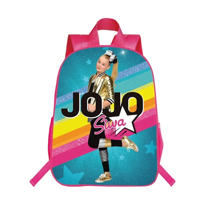Высококачественный розовый рюкзак Jojo Siwa школьные сумки для студентов Модный