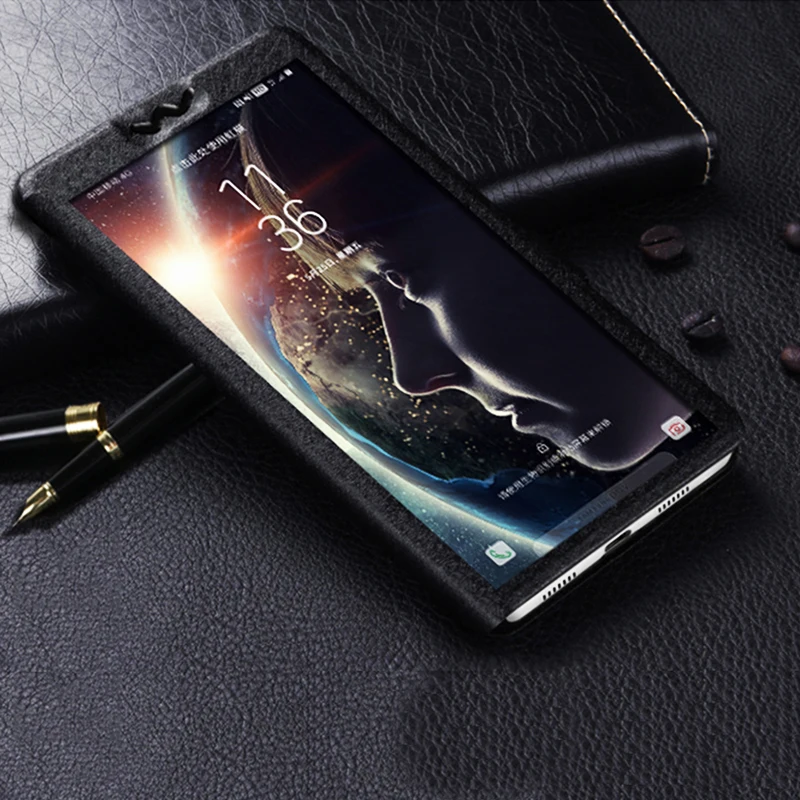 Вид из окна флип-чехол для Lenovo A1000 A1010 A2010 A2020 A316 A369 A516 A526 случае Роскошные кожаные