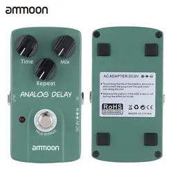 Ammoon AP-07 аналоговая задержка электрогитары педаль эффектов True Bypass