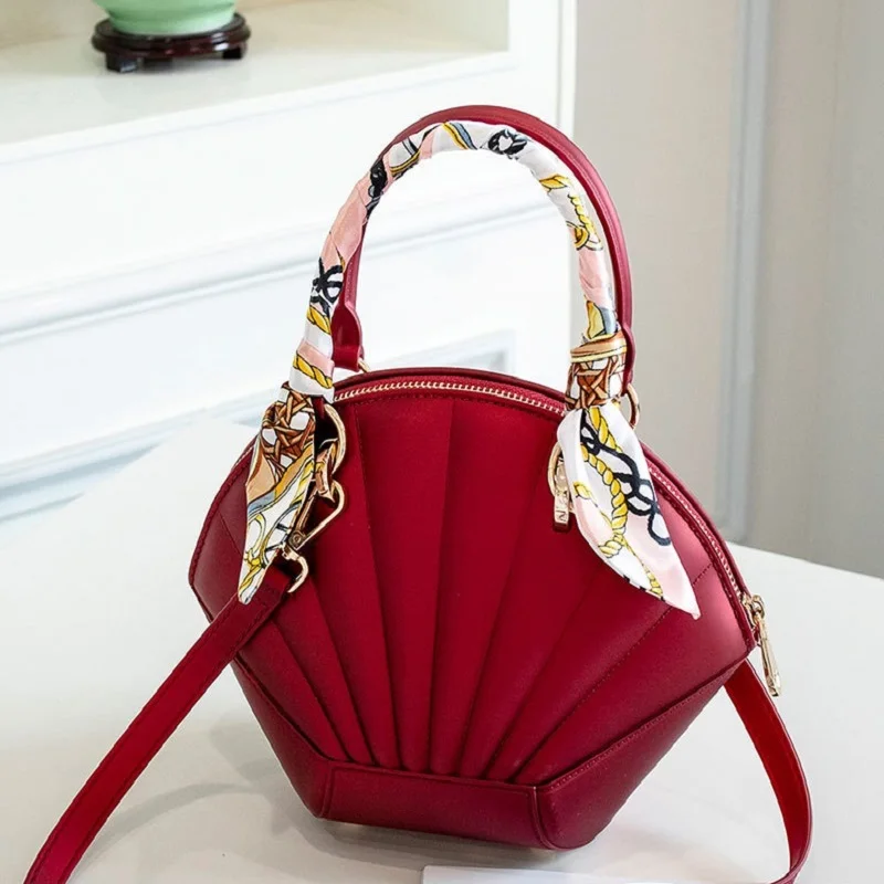 حقيبة يد فاخرة حقائب النساء مصمم حقائب كتف أزياء رسول Crossbody حقائب للنساء 2019 قذيفة حقيبة الأعلى مقبض