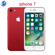 Apple iphone 7, telefone celular, original, 256gb, 4g, lte, iphone7, ios, quad core, 4.7 '', 12.0 mp smartphone com impressão digital,