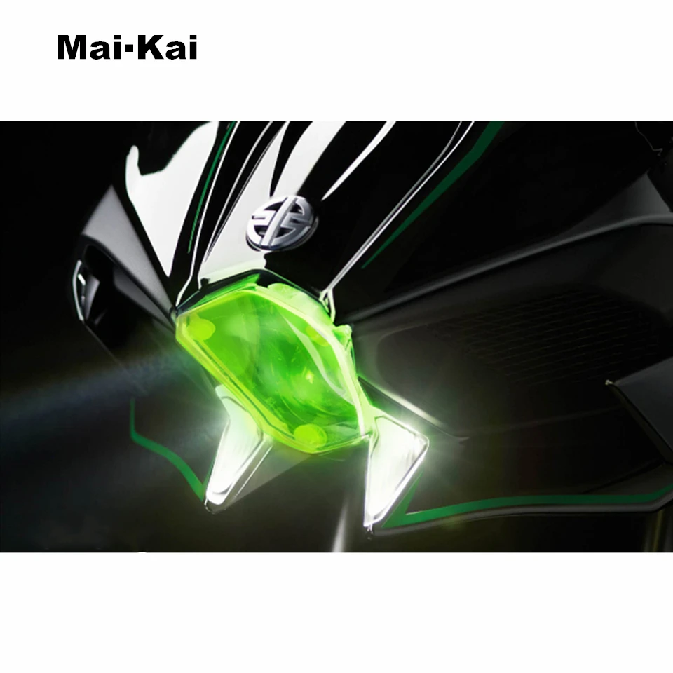 

MAIKAI motorcycle headlight protector cover Shield Lens screen FOR Kawasaki H2R 2015-2017