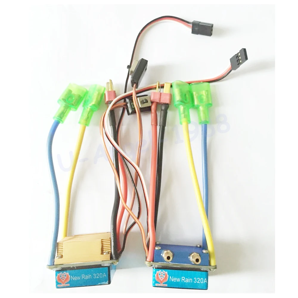 

1pcs Waterproof 320A Brushed ESC Electronic Speed Controller with 5V/3A BEC T-Plug for 1/10 RC Car RC Parts