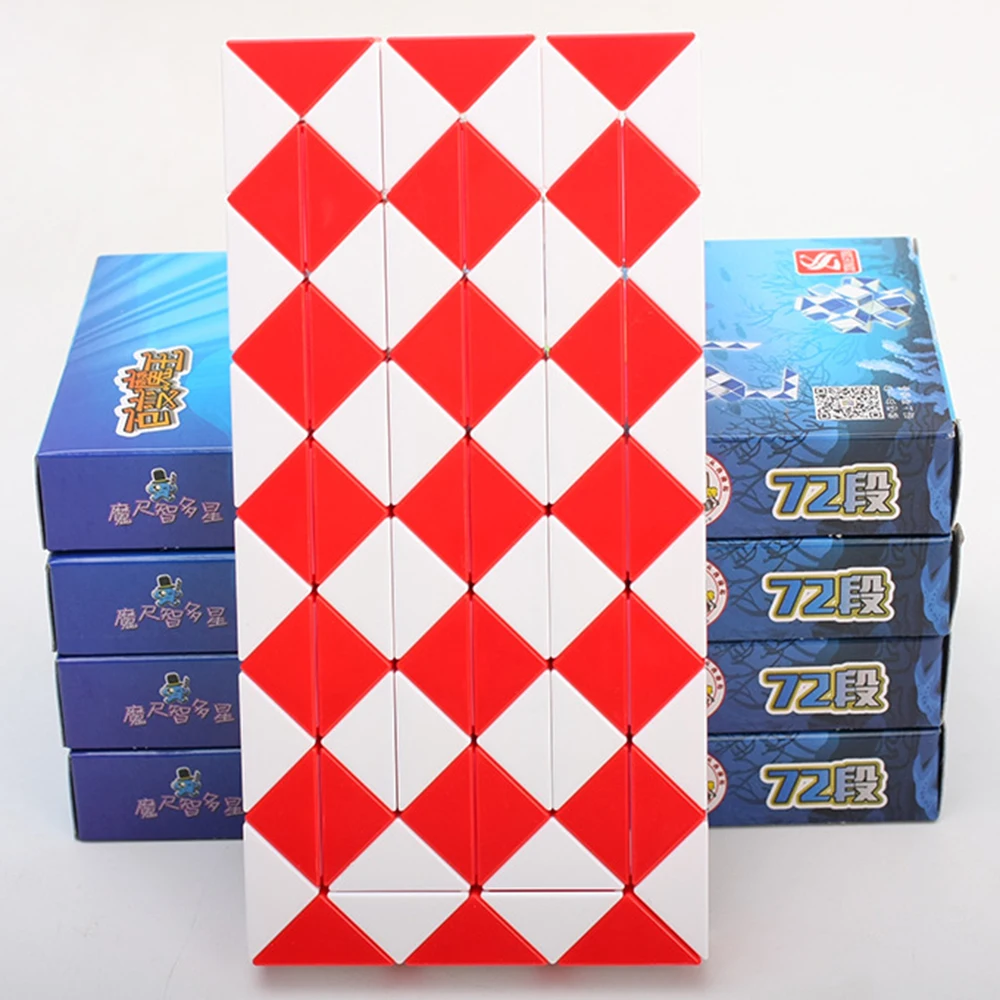 

Creative 72 Segments/Parts XinleXin Professional Speed Puzzle Magic Snake Cubes Cubo Megico