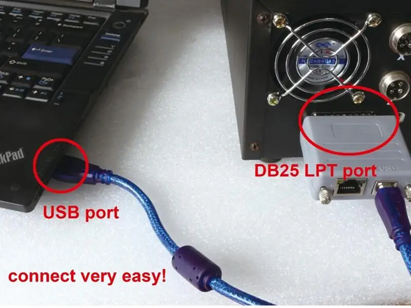 CNC mach3 параллельный LPT к порту USB адаптер конвертер 6axis контроллер