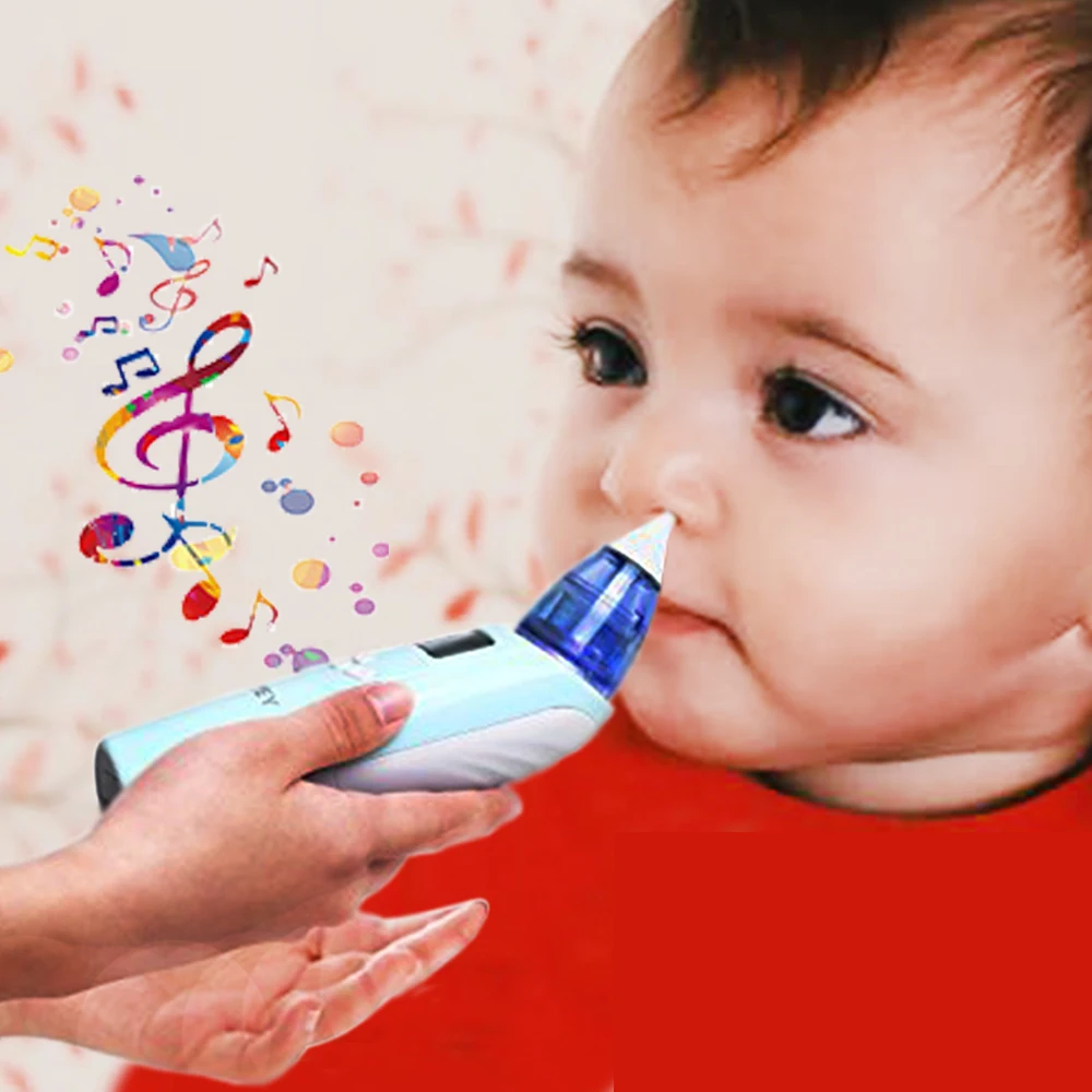 Высокое качество, Детский носовой аспиратор с 2 силиконовыми наконечниками, безопасный гигиенический очиститель для носа, всасывающий аспиратор для новорожденных, малышей