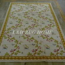 6'x9 ручной работы Ковры Новой Зеландии шерстяные кружево Ковры и ковер бамбука дизайн