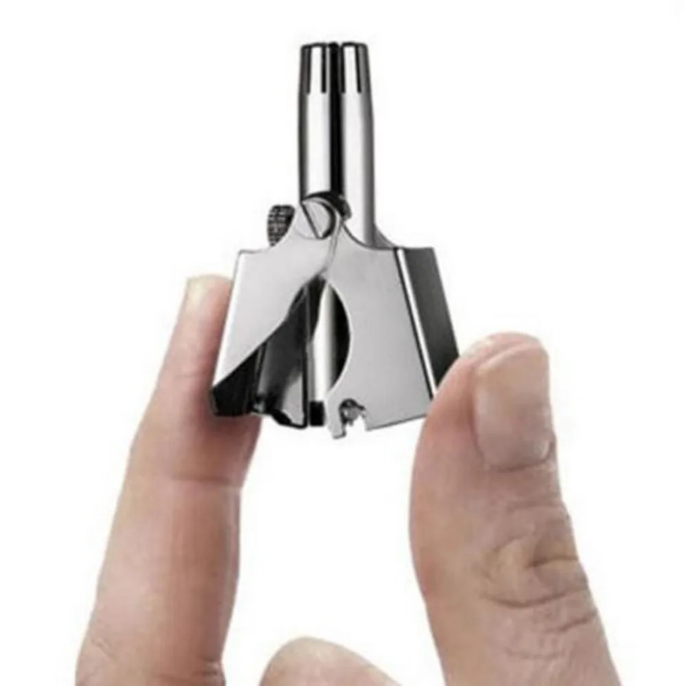 

Nose Nostril Ear Hair Removal Cutting Trimmer Mini Manual Nose Hair Trimmer for Shaving Face Care for Man Weman Stainless Steel