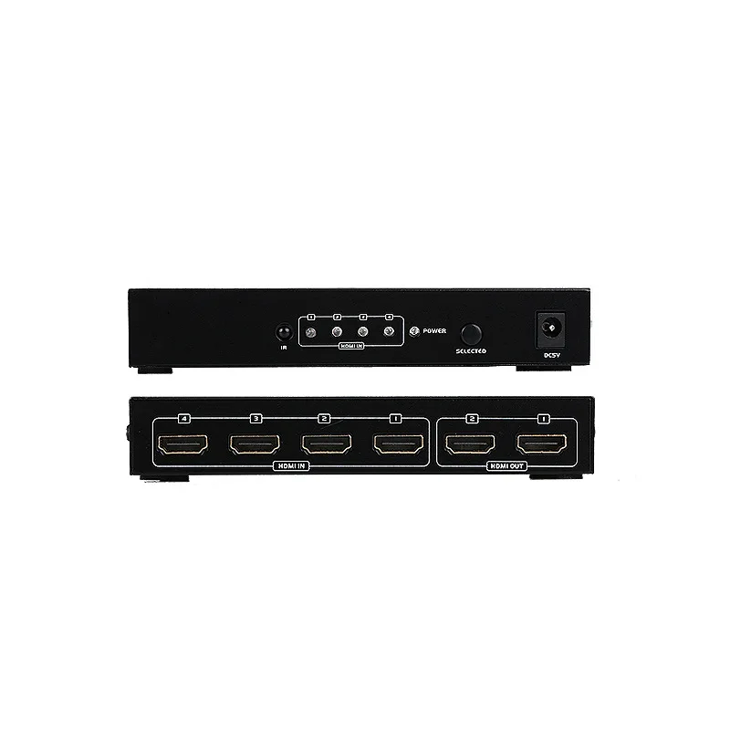 MT-HD4-2 HDMI switching splitter four input and two output 4 points and 2 dividers video signal distribution switcher