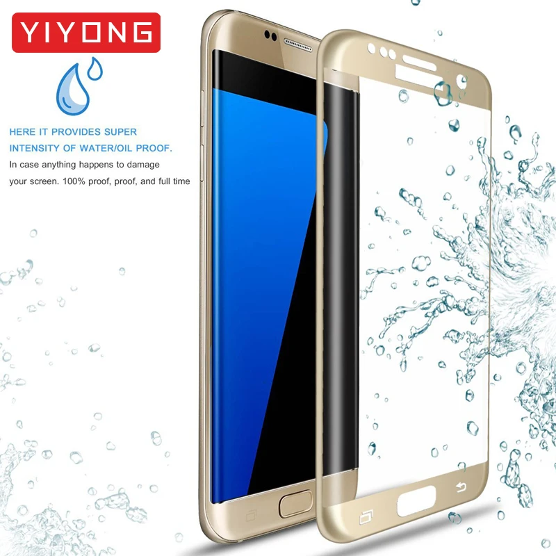 YIYONG 3D Edge изогнутое стекло для samsung Galaxy S6 S7 Edge Plus Закаленное стекло протектор экрана для samsung S7 Edge S 7 S 6 стекло