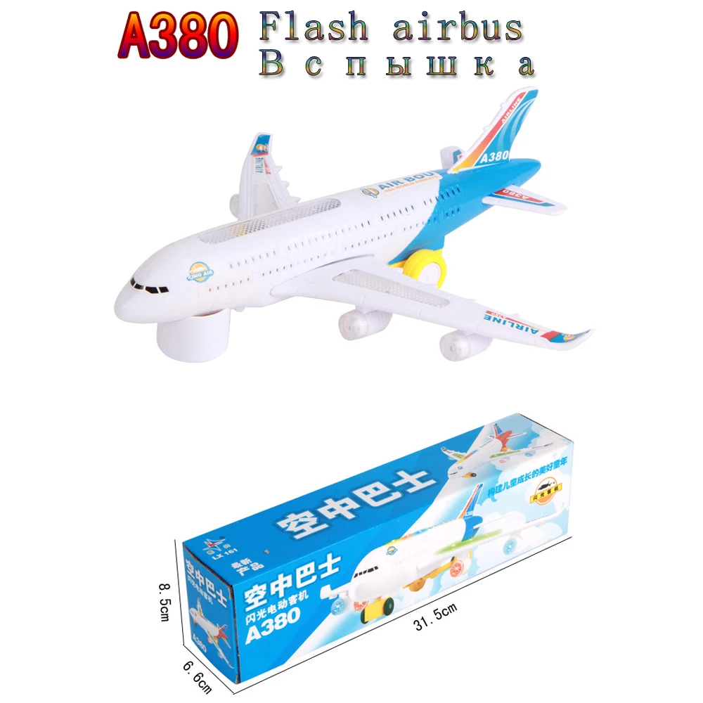 Flashing Sound Electric Airplane Light Music Universal Airbus A380