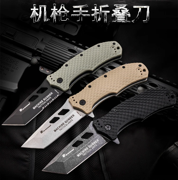 HX Outdoors Camping knives Pocket Knife 440C Steel Tactical Folding Survival Knives EDC Tools Outdoor Three Colors Handle HX Outdoors Camping knives Pocket Knife 440C Steel Tactical Folding Survival Knives EDC Tools Outdoor Three Colors Handle