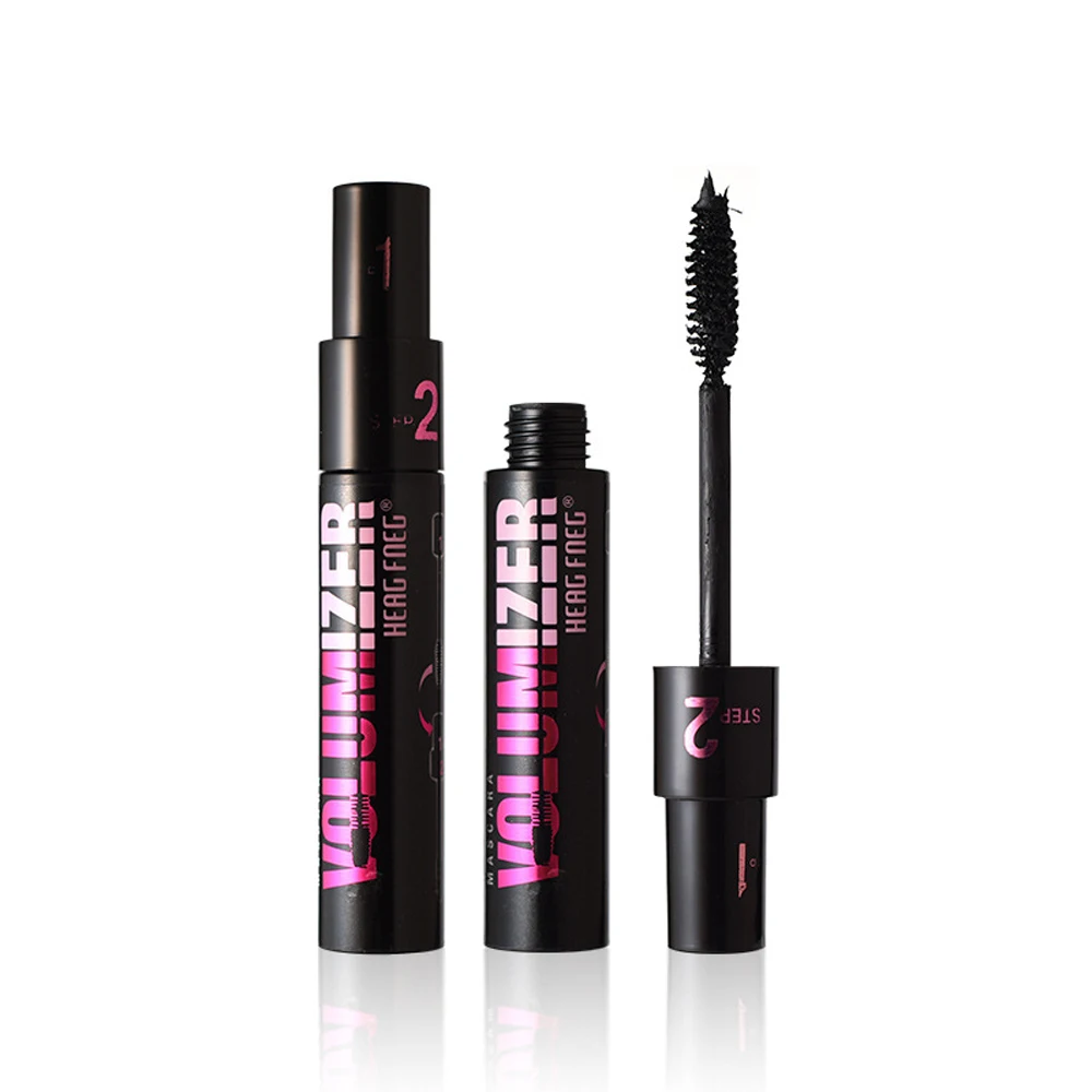 

double-head 3D Fiber Lashes stereoscopic Mascara Eyelashes 1pc INTENSE BLACK Thick Curling Waterproof Eye Lashes Makeup Tools