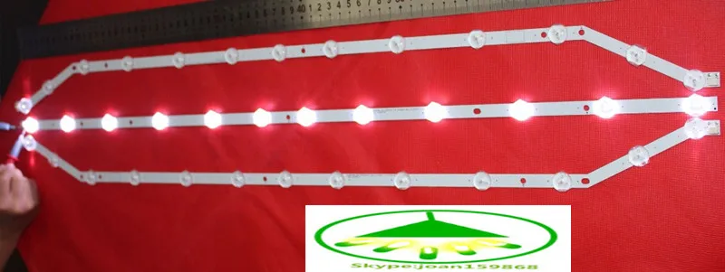 6Pieces-lot-12-13LED-76CM-LCD-backlig-for-Samsung-TV-UN40H5203AF-2013SVS40-LM41-00001V-LM41-00001W_