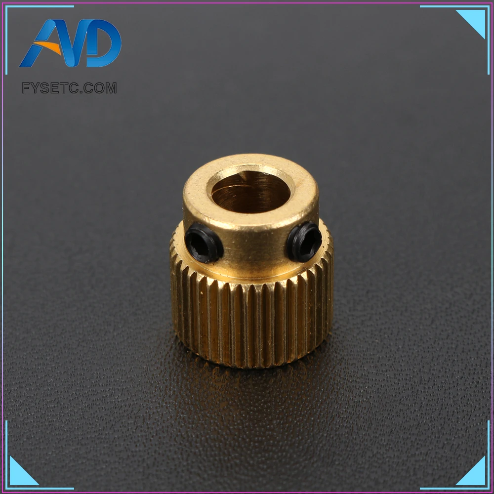 

3pcs 40 Tooth MK7 / MK8 Stainless Steel Planetary Gear Wheel Extruder Feed Extrusion Wheel For Creality Ender-3 3D Printer Parts