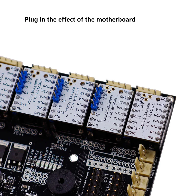 Шт. 1 шт. Супер Mute TMC2130 V1.1 шаговые двигатели Драйвер модуль с теплоотвод для 3d принтеры