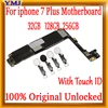 Usine débloqué pour iphone 7 Plus carte mère avec/sans ID tactile, pas d'icloud pour iphone 7 Plus 7 P carte mère, 100% d'origine ► Photo 1/6