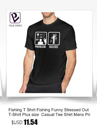 Футболка для рыбалки, забавная футболка для рыбалки, повседневная мужская футболка большого размера с принтом, потрясающая футболка из 100 хлопка
