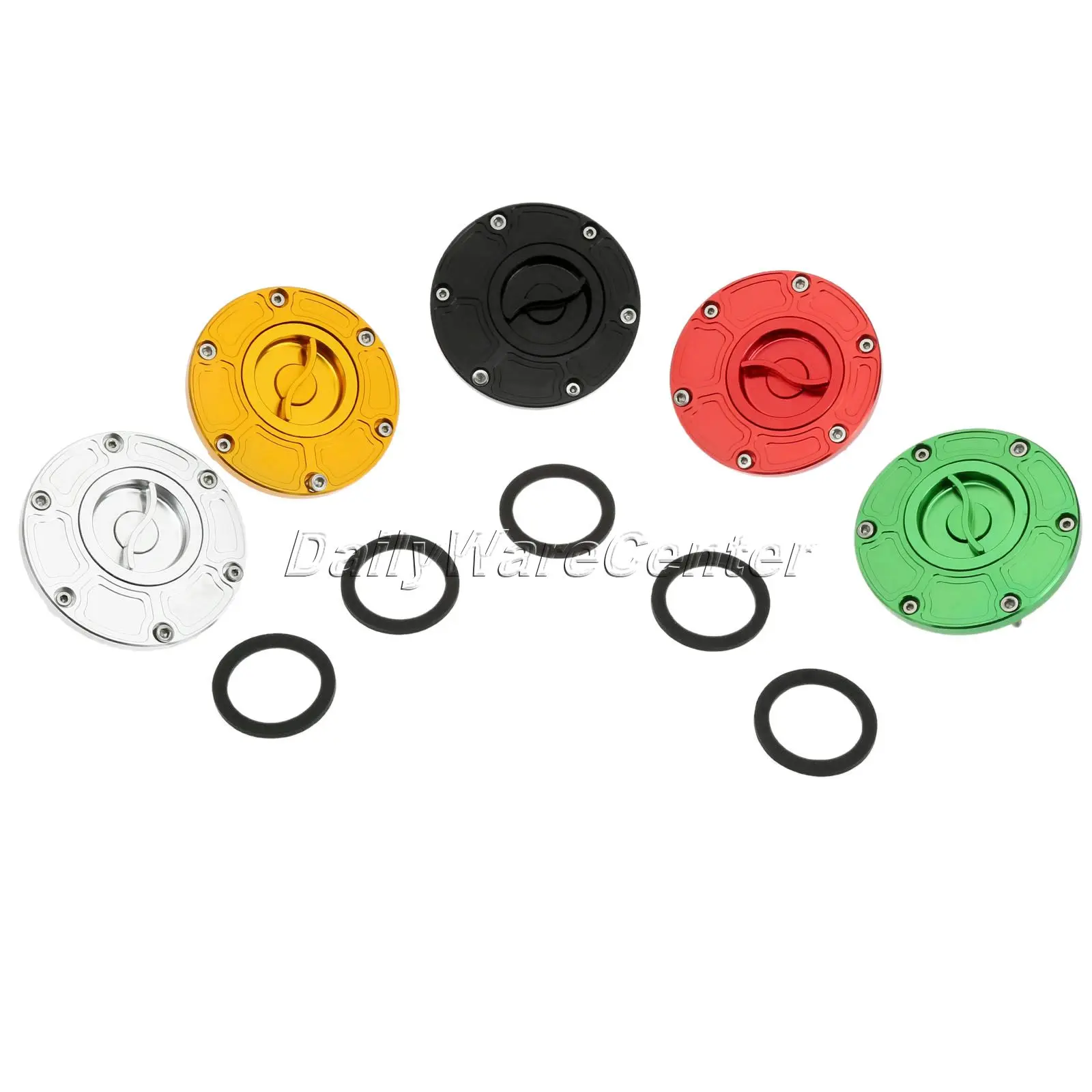 CNC Motorcycle Keyless Brake Flued Gas Tank Cap Oil Tank Cover for Aprilia KTM Duke Triumph Rocket III Motorbike Pitbike Parts