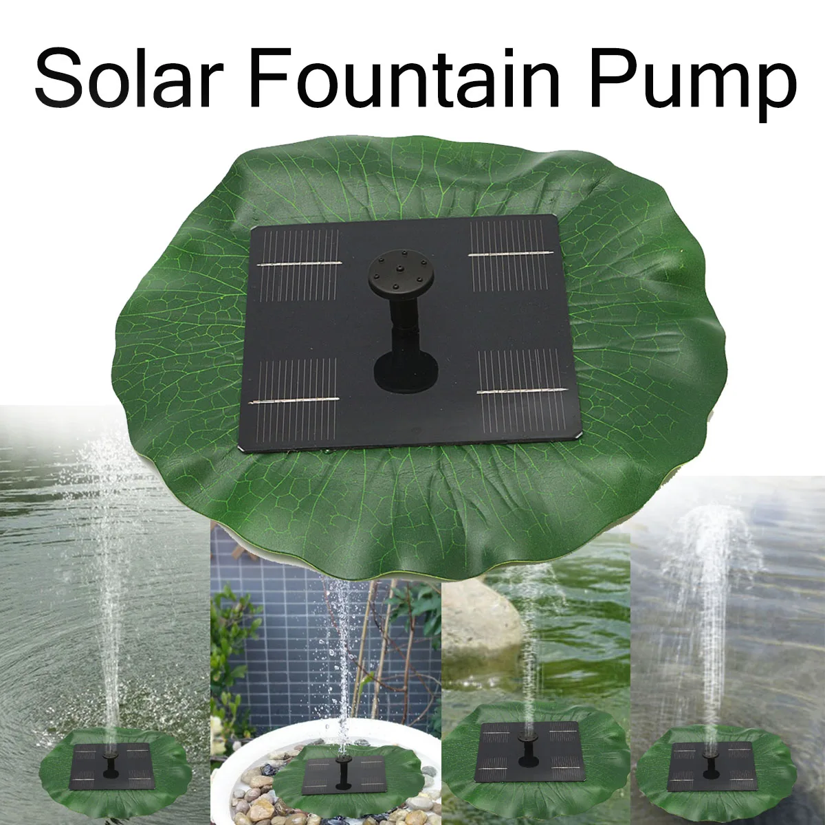 

8V 1.6W 180L/h Solar Water Pump Floating Waterpomp Panel Garden Watering Power Submersible Pool Pond Fountains Waterfalls Pumps