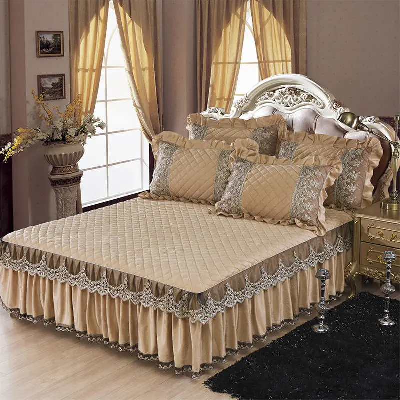 1 шт роскошное кружевное постельное покрывало высокого качества принцесса набор постельного белья разнообразие стилей - Цвет: 05