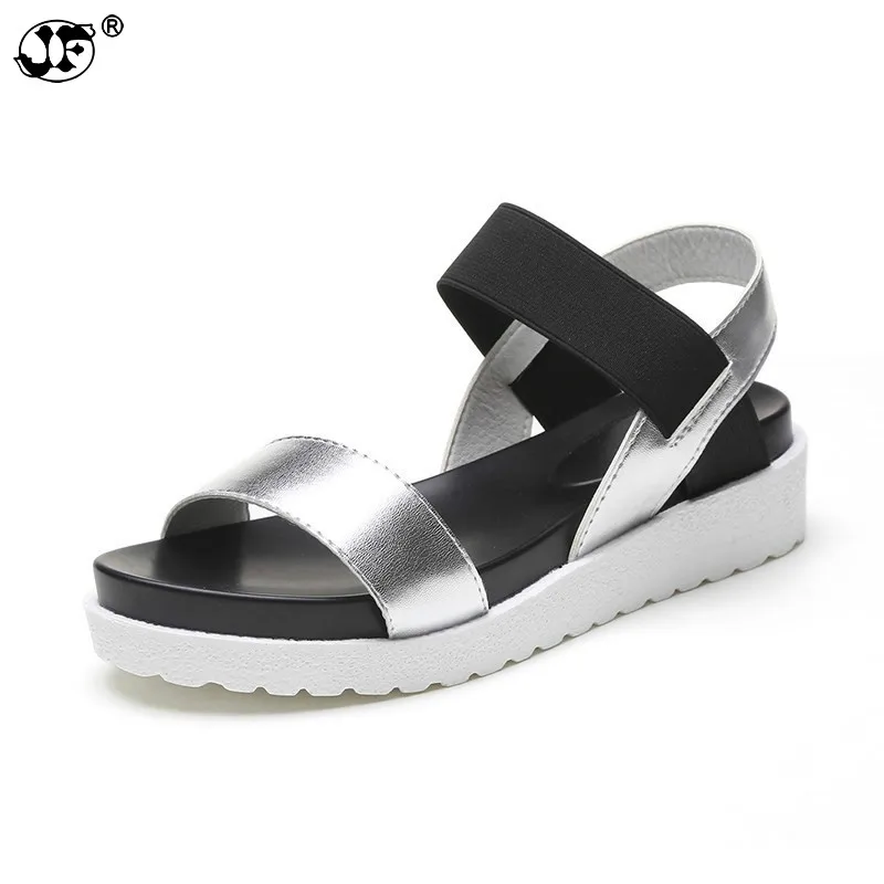 

2018 New Hot Sale Sandals Women Summer Slip On Shoes Peep-toe Flat Shoes Roman Sandals Mujer Sandalias Ladies Flip Flops Sandal