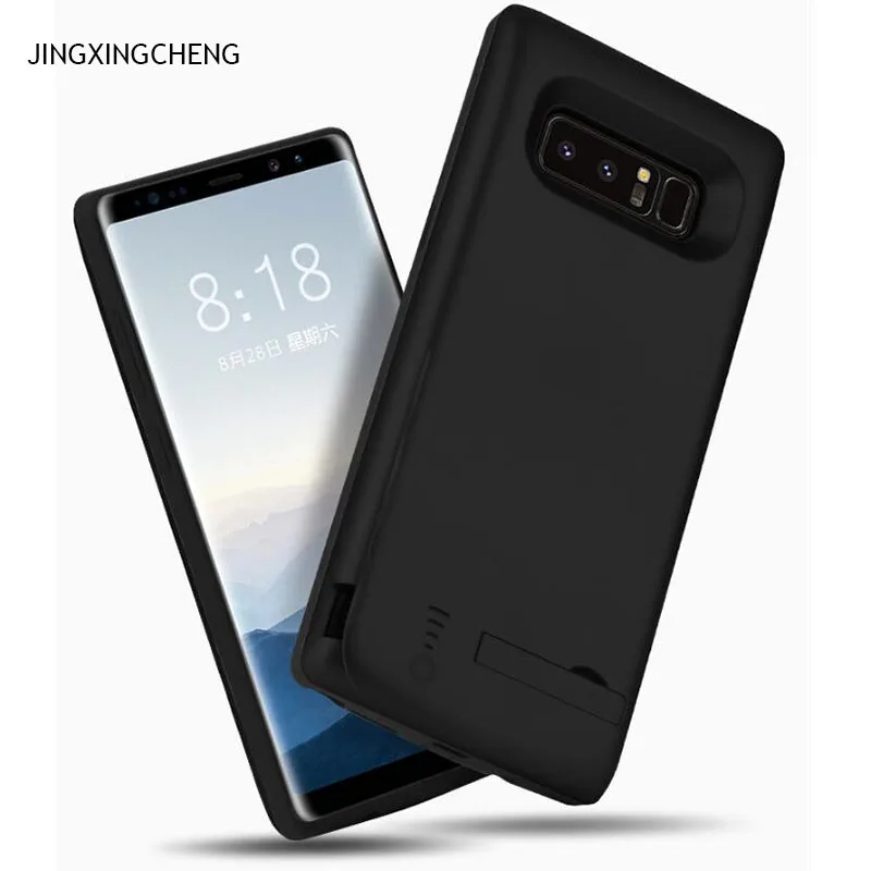 

JINXINGCHENG Battery Charger Case for Galaxy NOTE 8 Back Clip Battery Fast Charger For Samsung note 8 6500mah