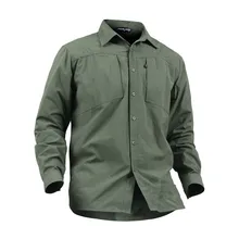 Мужская рубашка Военные быстросохнущие рубашки мужская тактическая одежда походные рубашки с длинными рукавами Кардиган Топы