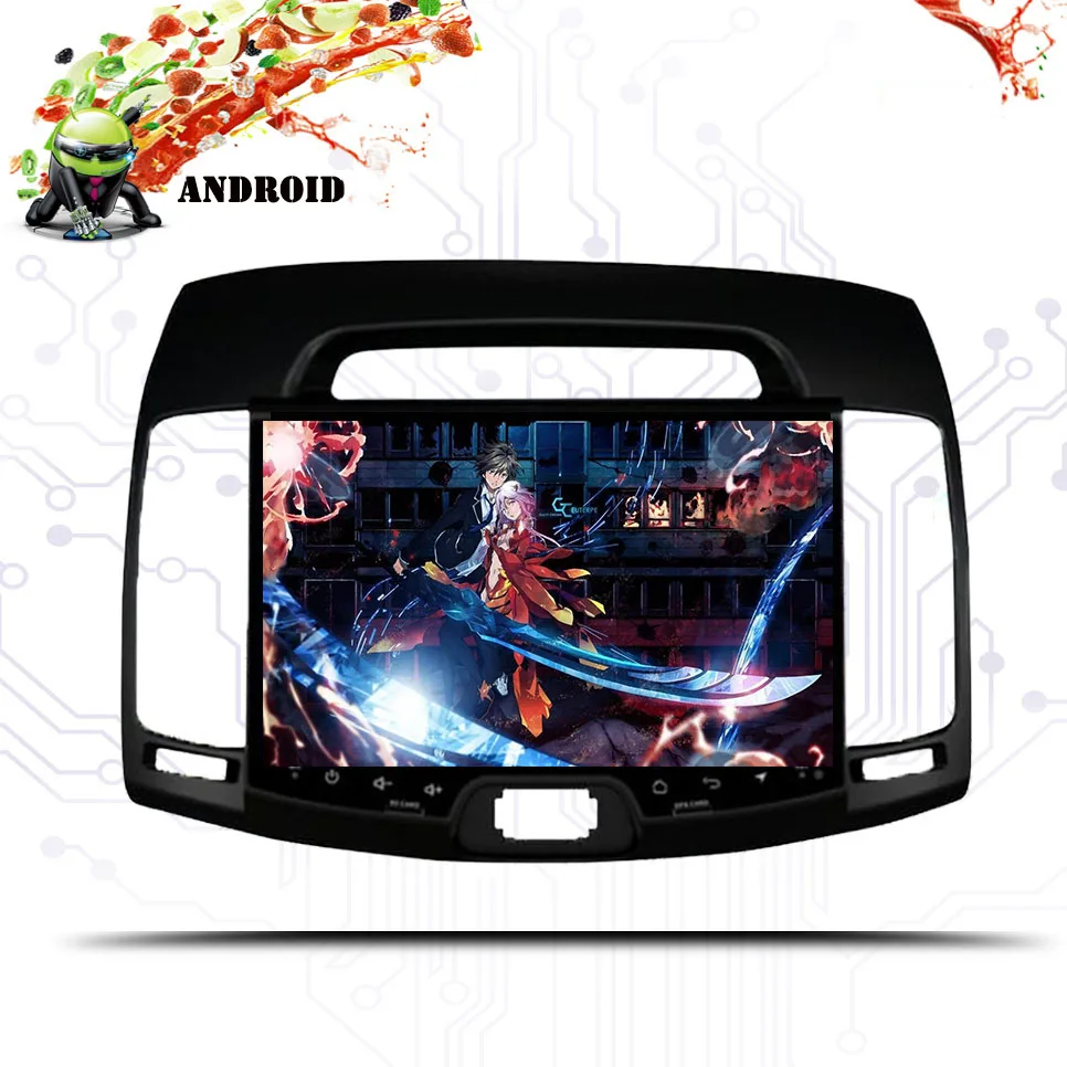 Discount 9" 8 Core Android 9.0 CAR gps Navigation Radio For Hyundai Elantra Avante 2007 2008 2009 102011 Car DVD Player 4