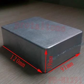 

10pcs/lot PB-N1291 DIY Aluminum Metal GUITAR EFFECT PEDAL BOX Professional, 120(L)X91(W)X39(H)mm Free Shipping