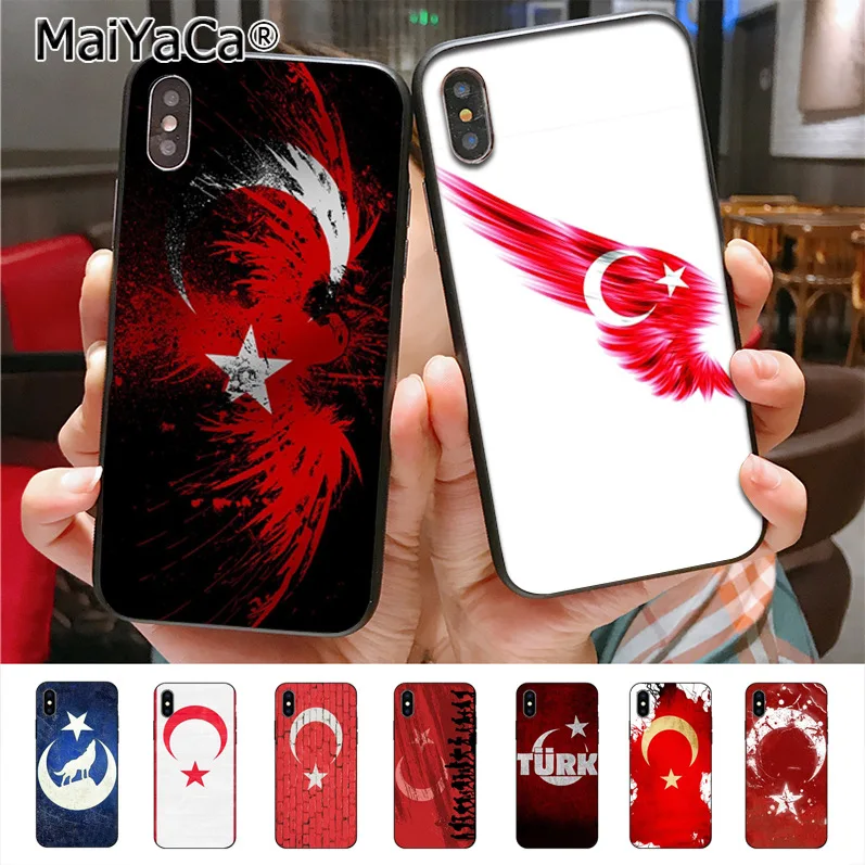 

MaiYaCa Turkey turkish flag Unique Design High Quality phone case for iPhone X 7plus 6 6s 7 8 8Plus 5 5S 5C case