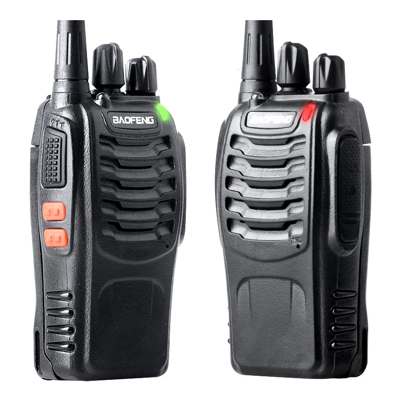 Из 2 предметов Baofeng BF 888S Двухканальные рации 888 S 5 Вт двусторонней радиосвязи