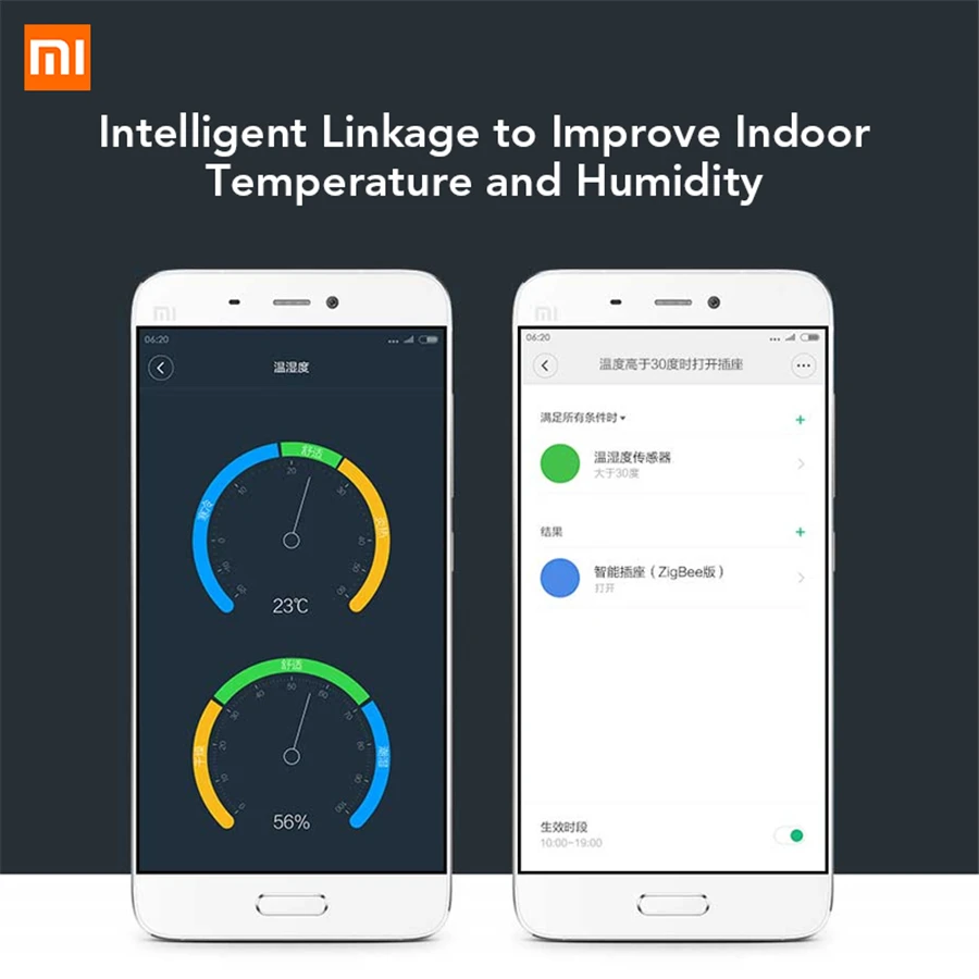 Xiao mi jia mi умный датчик температуры Hu mi dity монитор управление приложением высокий процесс здоровья семьи уход за ребенком работа с шлюзом