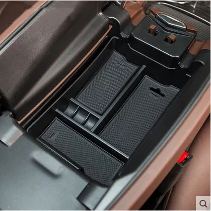 

DoColors Car central storage box broadhurst armrest remoulded car glove storage box Case for Buick Envision 2013-2018